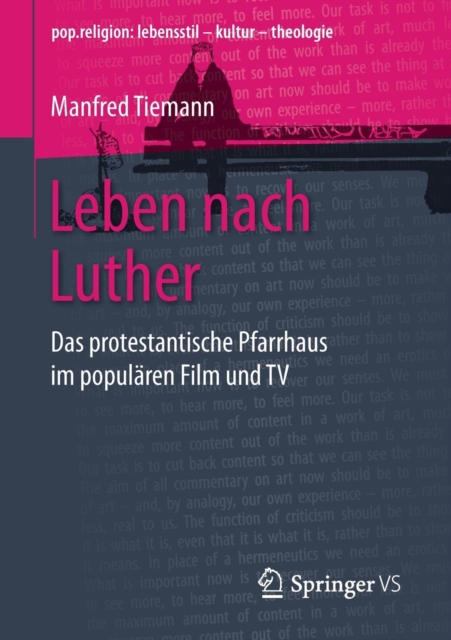 Leben Nach Luther : Das Protestantische Pfarrhaus Im Popularen Film Und TV, Paperback / softback Book