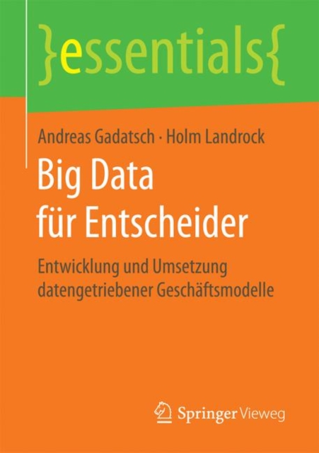 Big Data Fur Entscheider : Entwicklung Und Umsetzung Datengetriebener Geschaftsmodelle, Paperback / softback Book