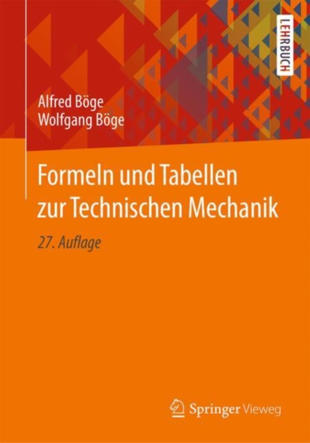 Formeln und Tabellen zur Technischen Mechanik, Paperback / softback Book