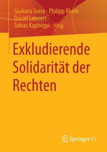 Exkludierende Solidaritat der Rechten, Paperback / softback Book