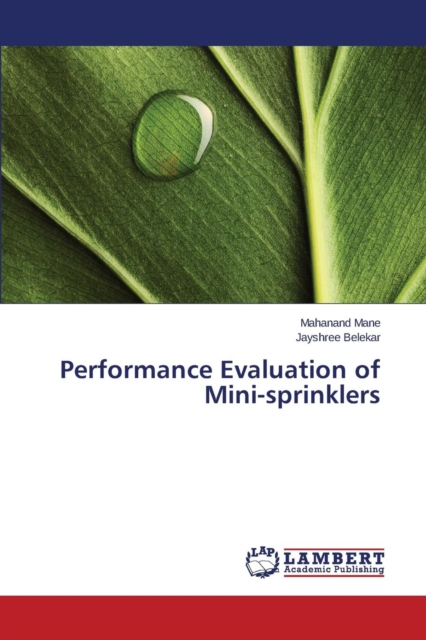 Performance Evaluation of Mini-Sprinklers, Paperback / softback Book