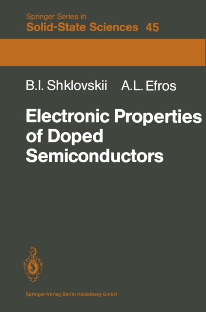 Electronic Properties of Doped Semiconductors, PDF eBook