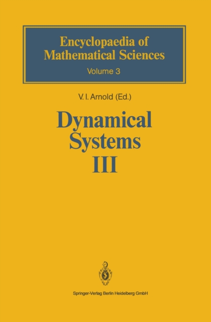 Dynamical Systems III, PDF eBook