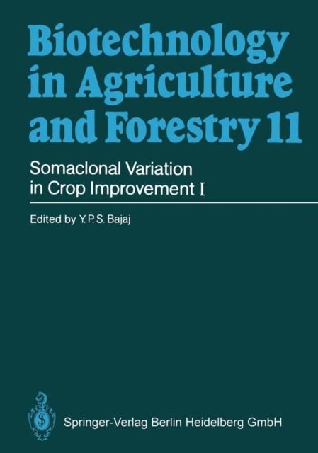 Somaclonal Variation in Crop Improvement I, PDF eBook