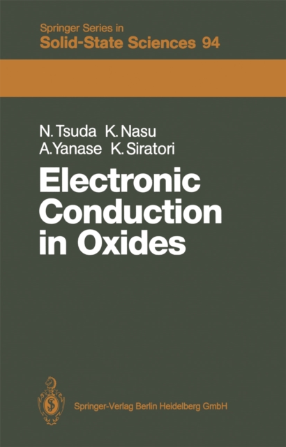 Electronic Conduction in Oxides, PDF eBook