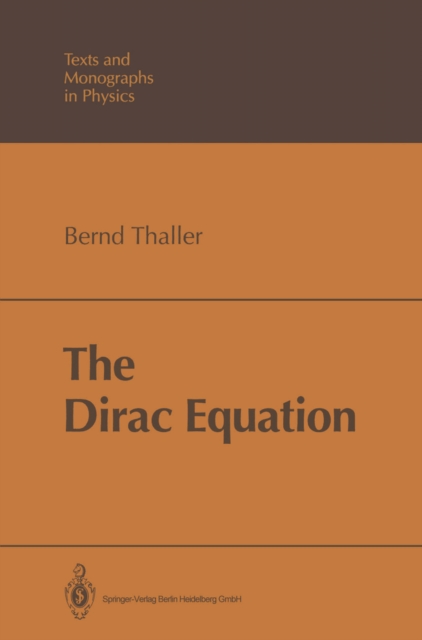 The Dirac Equation, PDF eBook