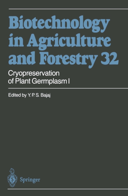 Cryopreservation of Plant Germplasm I, PDF eBook