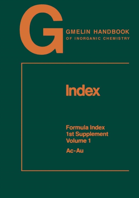 Index : 1st Supplement Volume 1, PDF eBook