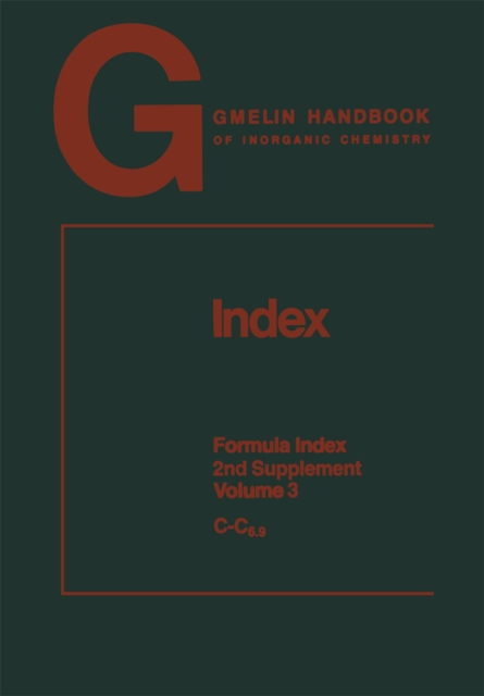 Index : Formula Index, PDF eBook