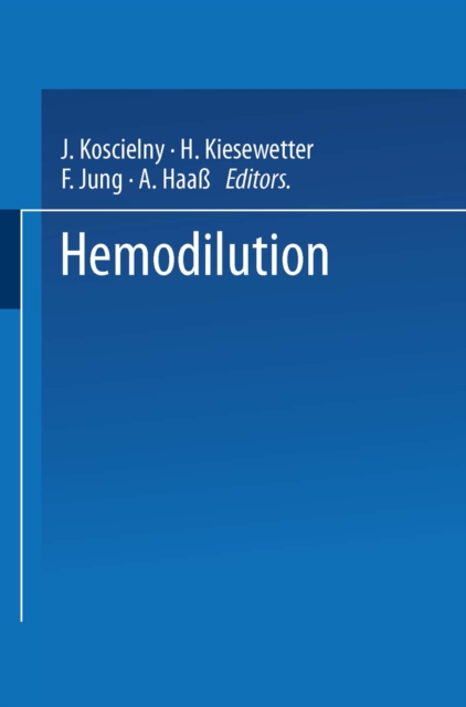 Hemodilution, PDF eBook