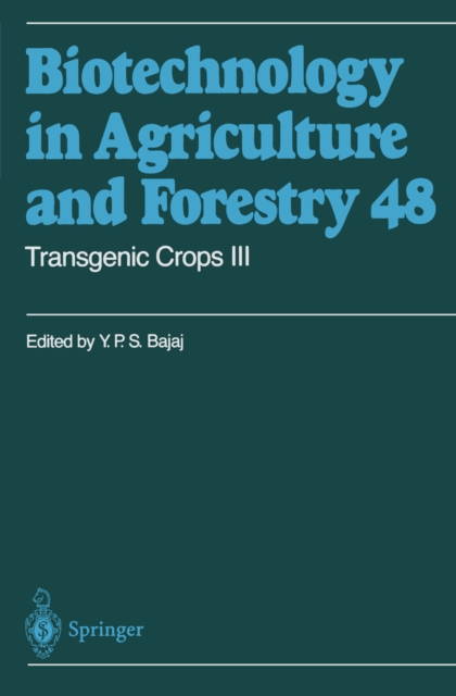Transgenic Crops III, PDF eBook