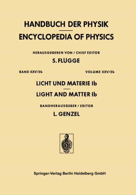Licht und Materie Ib / Light and Matter Ib : Theory of Crystal Space Groups and Infra-Red and Raman Lattice Processes of Insulating Crystals, PDF eBook
