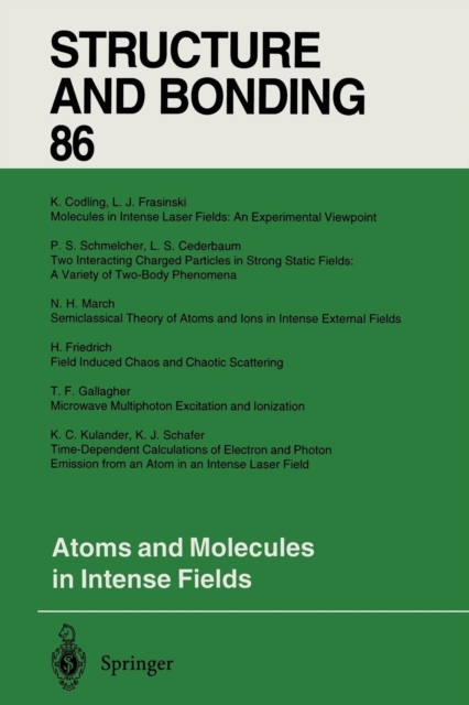 Atoms and Molecules in Intense Fields, Paperback / softback Book