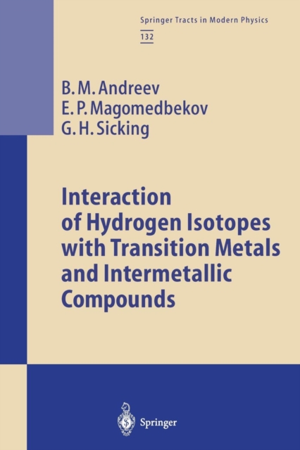 Interaction of Hydrogen Isotopes with Transition Metals and Intermetallic Compounds, Paperback / softback Book