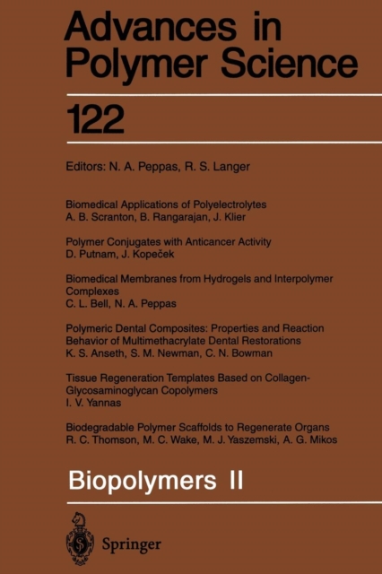 Biopolymers II, Paperback / softback Book