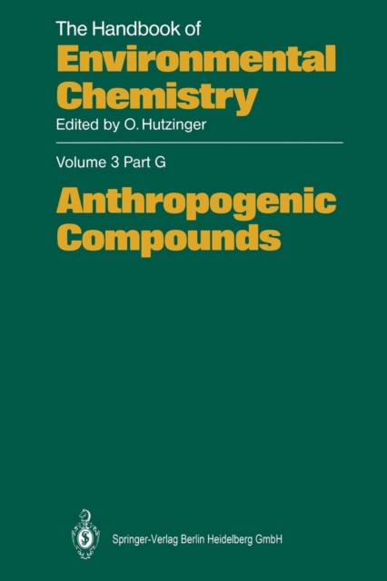 Anthropogenic Compounds, Paperback / softback Book