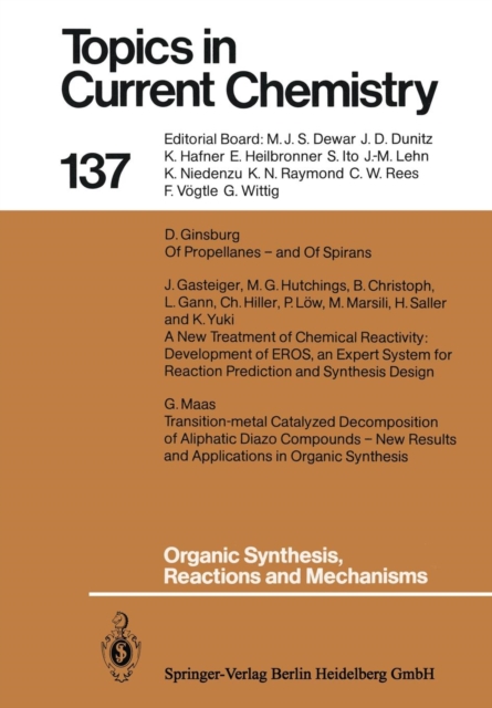 Organic Synthesis, Reactions and Mechanisms, Paperback / softback Book