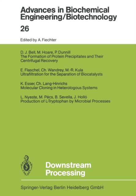 Downstream Processing, Paperback / softback Book