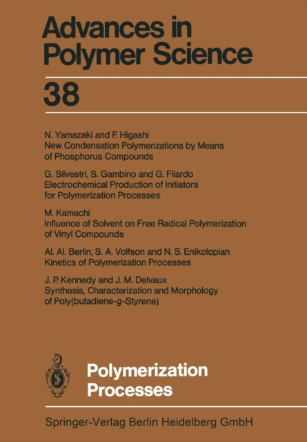 Polymerization Processes, Paperback / softback Book