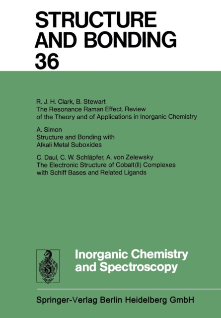 Inorganic Chemistry and Spectroscopy, Paperback / softback Book