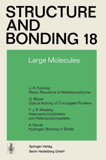 Large Molecules, Paperback / softback Book