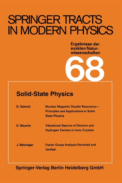 Solid-State Physics, Paperback / softback Book