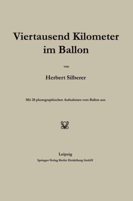 Viertausend Kilometer Im Ballon, Paperback / softback Book