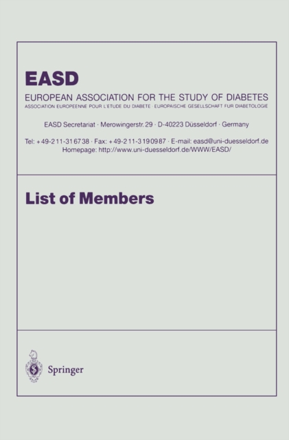 List of Members, PDF eBook