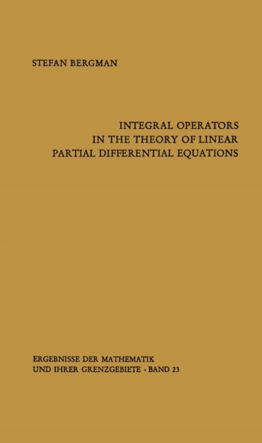 Integral Operators in the Theory of Linear Partial Differential Equations, PDF eBook