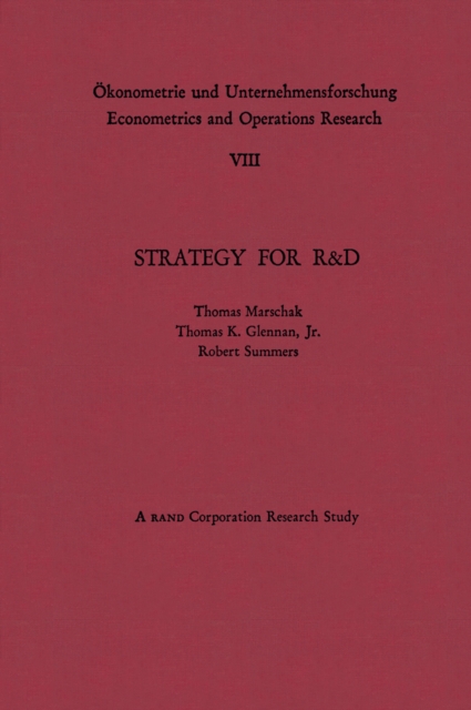 Strategy for R&D: Studies in the Microeconomics of Development, PDF eBook