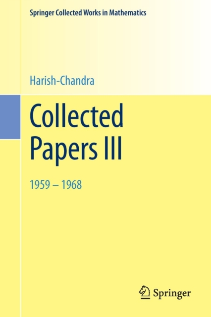 Collected Papers III : 1959 - 1968, Paperback / softback Book