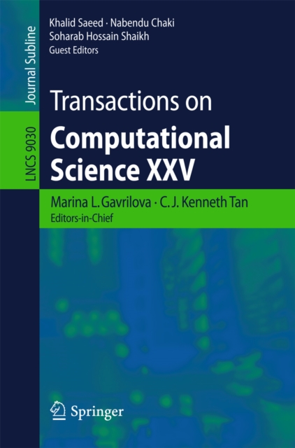 Transactions on Computational Science XXV, PDF eBook