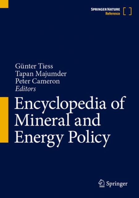Encyclopedia of Mineral and Energy Policy, Hardback Book