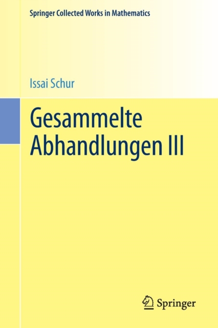 Gesammelte Abhandlungen III, Paperback / softback Book