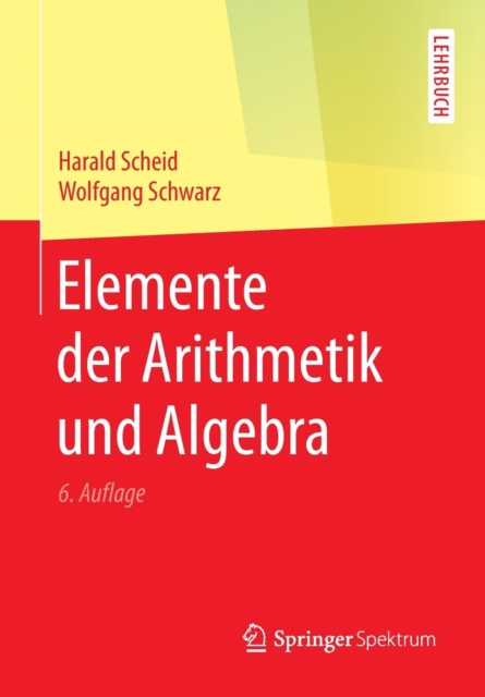 Elemente der Arithmetik und Algebra, Paperback / softback Book