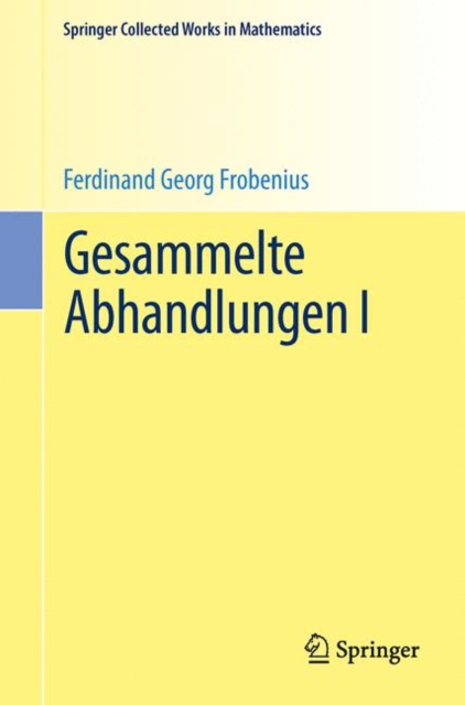 Gesammelte Abhandlungen I, Paperback / softback Book