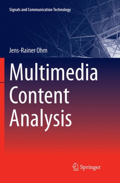 Multimedia Content Analysis, Paperback / softback Book