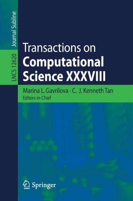 Transactions on Computational Science XXXVIII, Paperback / softback Book