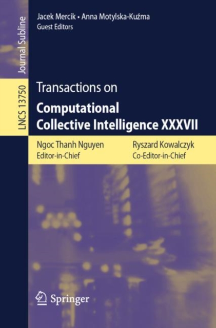 Transactions on Computational Collective Intelligence XXXVII, Paperback / softback Book