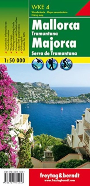 Majorca - Serra De Tramuntana Hiking + Leisure Map 1:50 000, Sheet map, folded Book