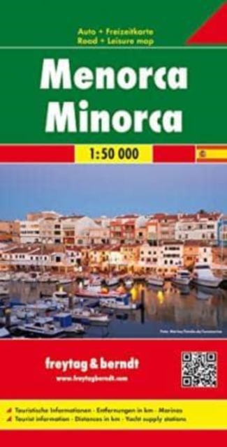 Menorca Road Map 1:50.000, Sheet map, folded Book