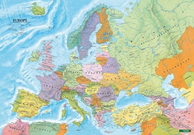 Wall Map - Marking Board: Europe political 1:6 Mill., Sheet map, folded Book