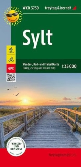 Sylt, Walking Cycling & Leisure Map 1:35.000, Sheet map, folded Book