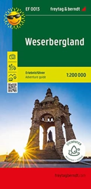 Weserbergland, adventure guide 1:200,000, freytag & berndt, EF 0013, Sheet map, folded Book