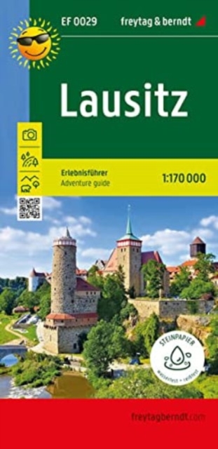 Lausitz, adventure guide 1:170,000, freytag & berndt, EF 0029, Sheet map, folded Book