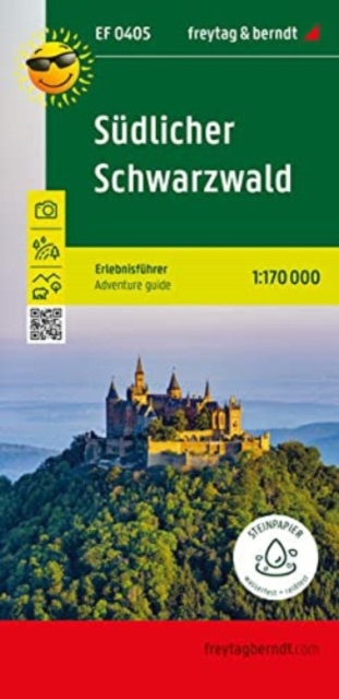 Southern Black Forest, adventure guide 1:170,000, freytag & berndt, EF 0405, Sheet map, folded Book