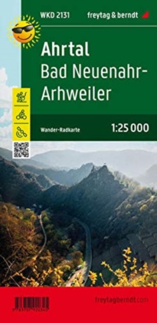 Bad Neunahr-Arhweiler and Ahr Valley, hiking map 1:25,000, Sheet map, folded Book