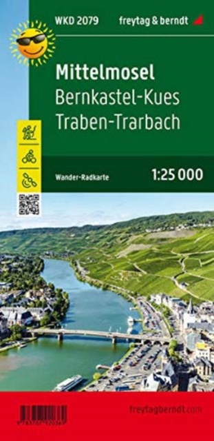 Middle Moselle - Bernkastel-Kues - Traben-Trarbach, hiking map 1:25,000, Sheet map, folded Book