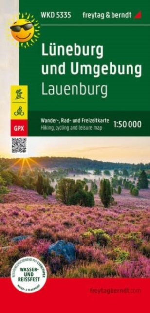 Luneburg and surroundings, hiking, cycling and leisure map 1:50,000, freytag & berndt, WKD 5335, Sheet map, folded Book