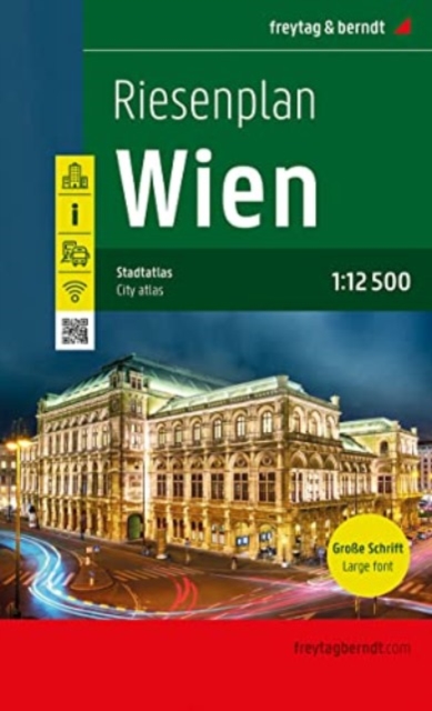 Vienna City Atlas 1:12,500 scale, Sheet map, folded Book